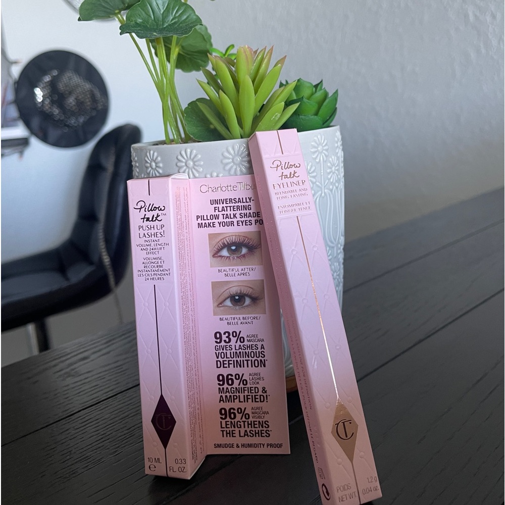 Charlotte Tilbury Pillow Talk Push Up Lashes/Eyeliner set